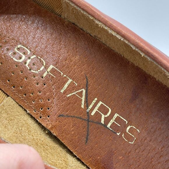 Vintage Softaires 70's Brown Round Toe Pumps 9 - Picture 9 of 13